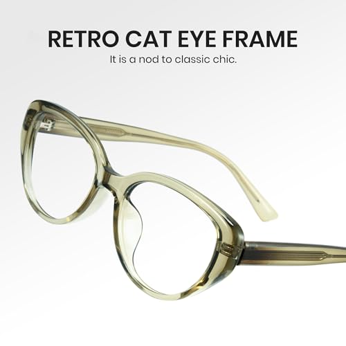 Cyxus Cat Eye Blue Light Glasses for Women Reduce Eye Strain 8198 | Eye Protection,UV Protection,Lightweight TR90 Frame,Ideal for Office Work Daily Work — view 4