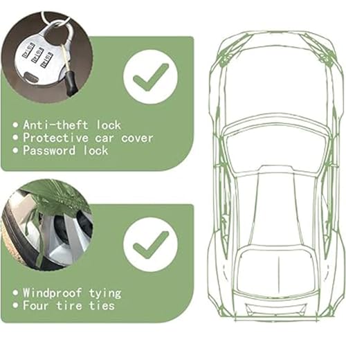 Bâche automobile BMW Z3 Roadster verte de protection extérieure - 4