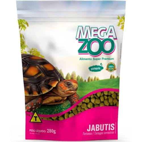 RAÇÃO MEGAZOO EXTRUSADA JABUTIS 280G