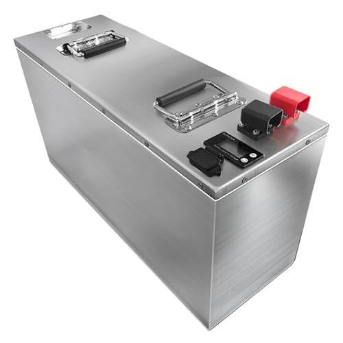 FREEDOH Yacht Battery 12V 24V 48V 72V LiFePO4 Battery 50AH 100AH Lithium Iron Phosphate Batteries for 0-3600W Motor,24v50ah