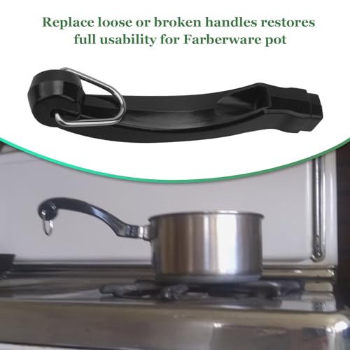 GEAIN P08-031 Saucepan Handle Short Replacement for Farberware Pan Handle, Fits for Farberware Pots and Sauce Pan