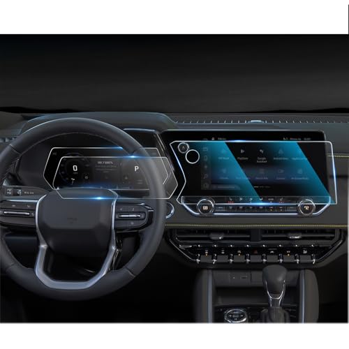 CDEFG For 2023-2025 2026 Chevrolet Colorado Screen Protector - 11.3 Inch & 11 Inch - Chevy Colorado (Z71, ZR2, ZR2 Bison) 11.3 Inch Touchscreen & 11 Inch Instrument Accessories