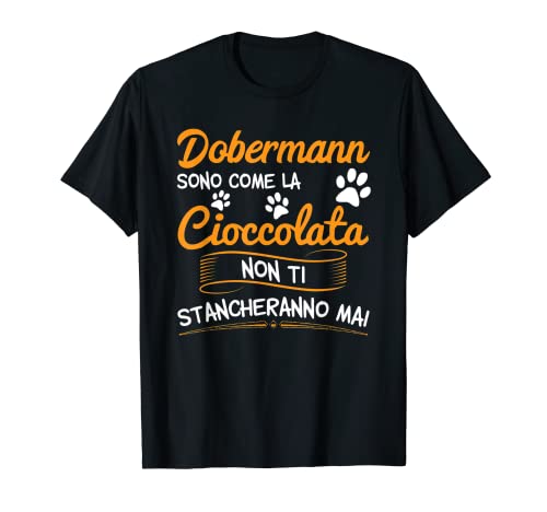 Dobermann T-Shirt Men Dogs Gift Dobermann T-Shirt