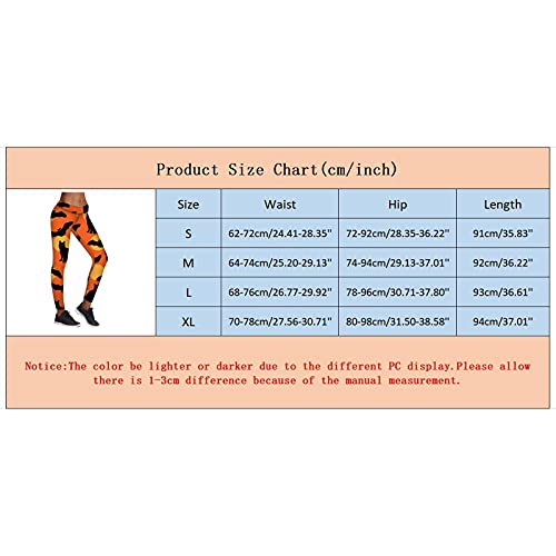 Briskorry Leggings voor dames, Halloween, print, yoga, sportbroek, stretch, hoge taille, yogabroek, hoge band, niet… - Image 5