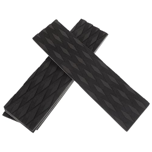 TOYANDONA Lot de 4 Coussinets de Queue Antidérapants en Eva Adhésif Puissant, Tapis de Traction pour Planche de Surf, Adaptés au Skimboard et Sports Nautiques, Confort et Adhérence Optimale