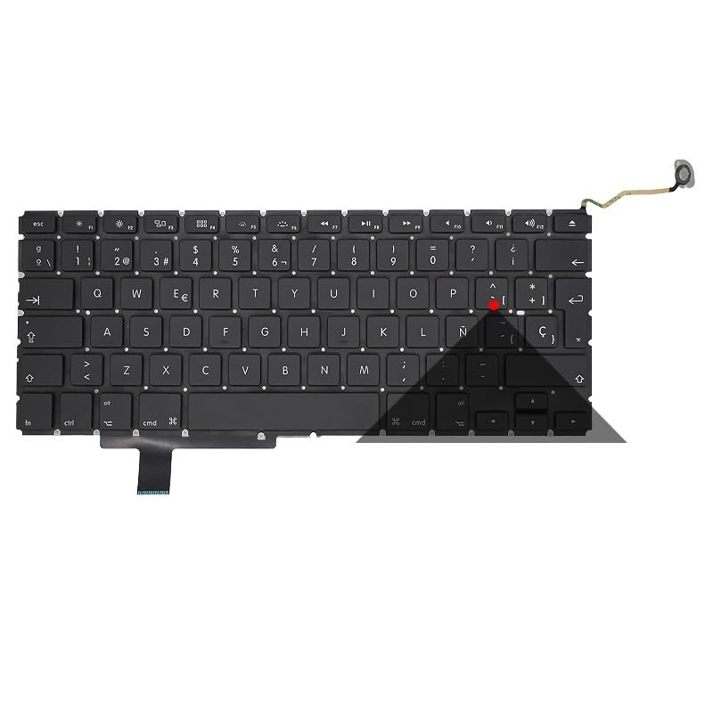 Clavier pour MacBook Pro 17 A1297 version espagnole SP de remplacement pour ordinateur portable