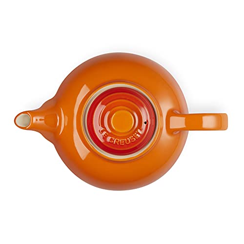 Le Creuset Tetera Classic de cerámica de gres, 1, 3 litros, para 3-4 tazas, Volcanico, 80702130900003 - Imagen 5