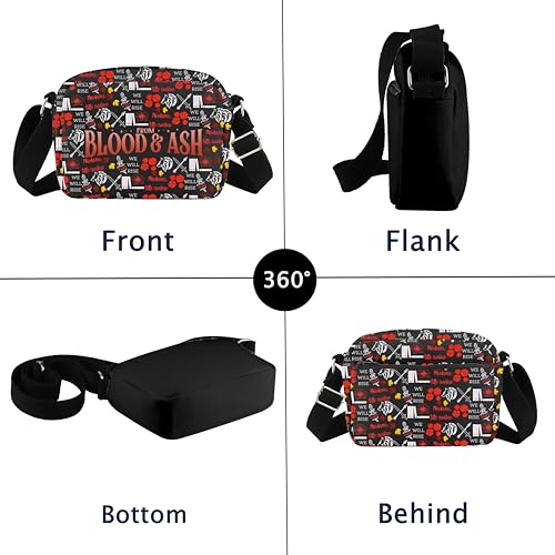 VAMSII F Horizontal Crossbody Bag F Book Lover Merch2