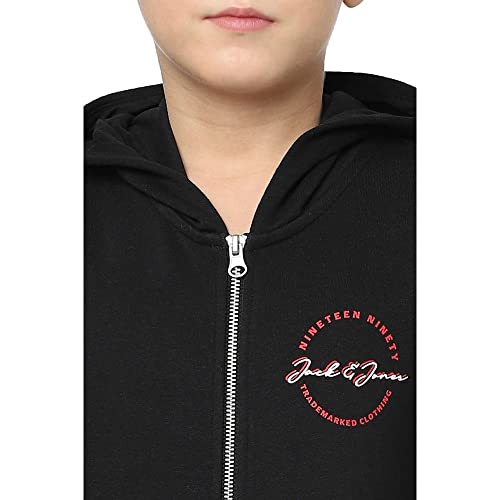 Image of JACK & JONES Boy's Cotton Hooded Neck Sweatshirt