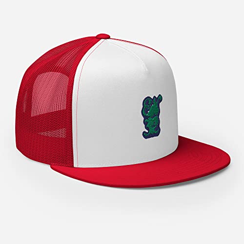 Gorra trucker de acabados premium con paneles frontales reforzados 6