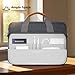 KIZUNA Laptop Bag Case 16 Inch Computer Shoulder Sleeve for MacBook Pro 16 M4/16 Lenovo IdeaPad Flex 5i/IdeaPad Pro 5 Gen 9/Yoga Pro 9i/Slim 5i Gen 8/HP ENVY/16.3" XPS 16/Dell 16 Plus/ASUS,Grey