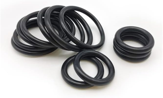 100pcs CS 1.78mm Rubber O Rings NBR Nitrile Rubber O-Ring O Ring Sealing Ring Gasket Washer Oil Seal (Inner Diameter : ID 12.42mm (100Pcs))