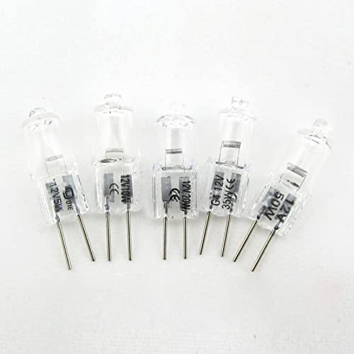 Tool Part for 10pcs Halogen Lamp 2 Pin 2900k Light Bulb G4 12V 5W/10W/20W/30W/50W Portable Warm White Halogen Bulb Light Lamp Accesories - (Wattage: 5W)