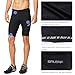 BALEAF Men's Padded Bike Shorts Cycling Tights 3D Padding Bicycle Accessories Road Biking MTB UPF 50+ Black Size L