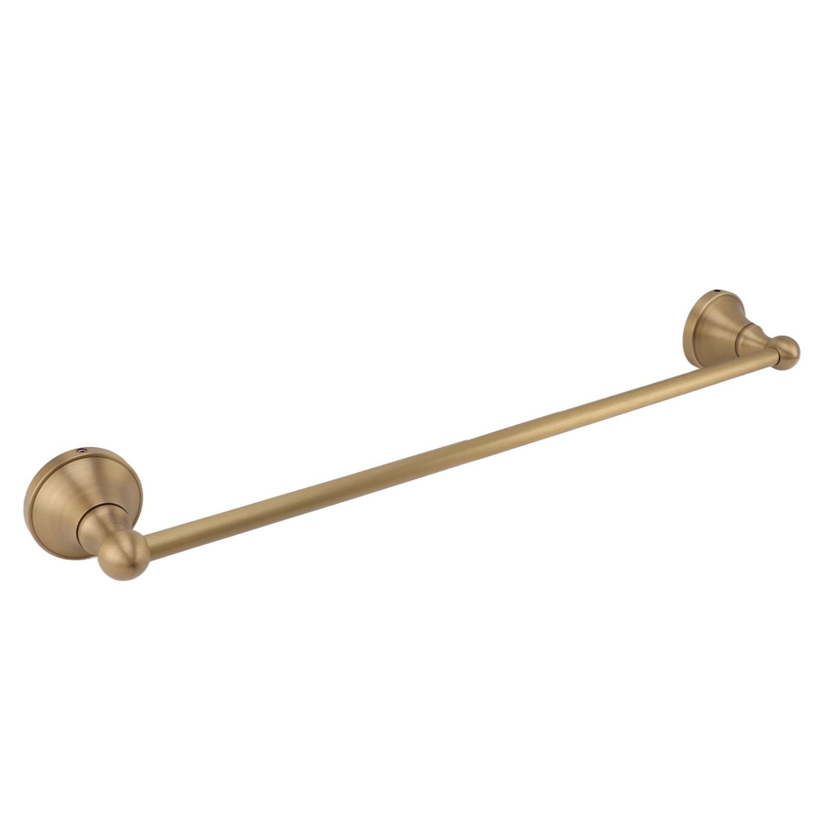 TANIQIACA Suction Cup Towel Bar, Antique Gold Towel Bar Wall Mount, Wall Mounted Towel Bar, Vintage Decorative Bathroom Accessories, for Shower Bathroom Kitchen Door, 19.4in