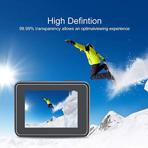 Image of M.G.R.J Pro HD+ Tempered Glass for GoPro Hero 5, 6, CHDHX-701-RW 7 Black, Sports and Action Camera 2018 (Transparent)