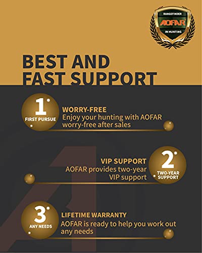 AOFAR-HX-700N-Telemetro-CazaGolf-700-Yards-Modo-de-medicion-de-Rango-y-Velocidad-Precision-1yd-6X-AumentoBateria-GratisBolsa-Protectora-Range-Finder