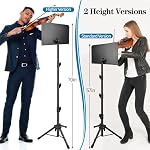 Mdvora 70in Sheet Music Stand, with Carry Bag | Higher Version, for Guitar, Ukulele, and Violin Players