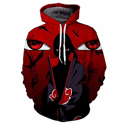 Abifny itachi mangekyo sharingan 3d print mens crewneck sweatshir…