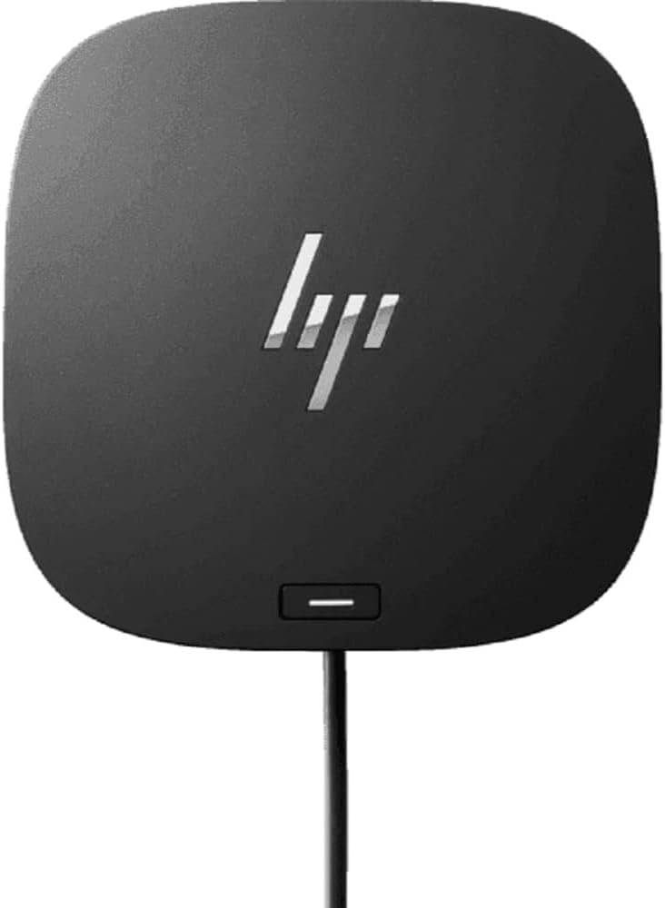 HP USB-C G5 Dock, 26D32AA, 6 USB Ports, USB-C Connectivity, 750.0 Grams, Compatible Devices: All HP Products
