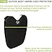 Champion Sports Umpire Exterior Body Chest Protector Pad With Y-Strap - Adjustable Comfort Fit Exterior Chest Protector,Black