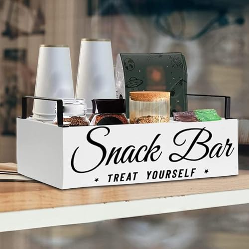 Boîte de rangement de bureau compacte pour accessoires café et téléphone - 8