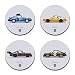 GarageProject101 Classic 911 Carrera RS, RSR (GP Edition) illustration Sandstone Coasters - Set of 4