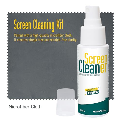Invera SCREEN CLEANER Spray With Microfiber Cloth, Laptop Cleaner, Tv Screen Cleaner thumb #4