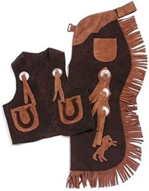 Tough-1 Kids Chap/Vest Set Horseshoes