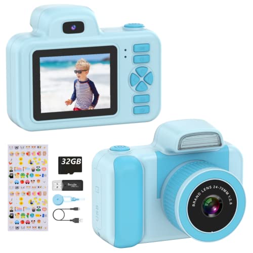 IPlay ILearn Fotocamera Touch Per Bambini 3-6 Anni - HD 1080P Con Scheda 32 GB - Robot Trasformabile