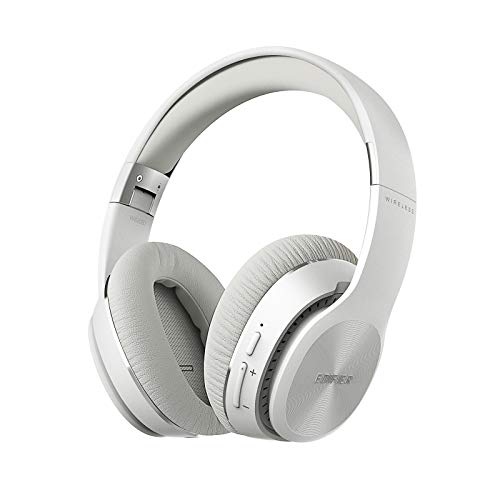 Edifier W820BT Auriculares Bluetooth - Auricular Inalámbrico Plegable con Batería de 80 Horas de duración - Blanco