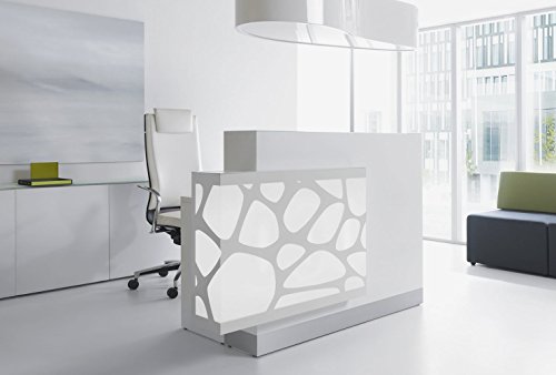 Recepción mostrador Organic Blanco Recepción mostrador Oficina Recepción mostrador