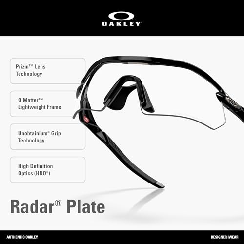 Image of Oakley Unisex Radar Plate Rectangular Sunglasses