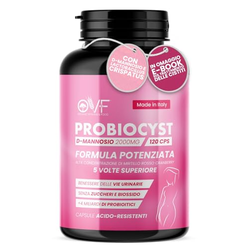 OVF Probiocyst 120 Capsule - D Mannosio Puro 2000 mg...