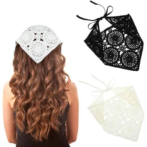 Nogeqi Crochet Bandana Headband Cover