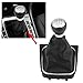 KIMISS 6 Speed Car Gear Shift Knob Lever Stick Gaitor Boot Cover for Golf 6 MK5 MK6 for Jetta 2005-2014