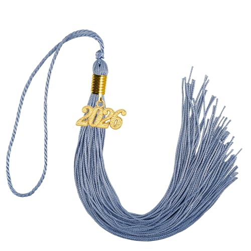 Image of GraduationMall Single&Multiple Color Graduation Tassel with 2026 Year Charm 9 inch