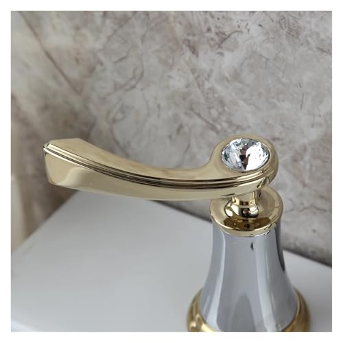 Robinet mitigeur lavabo double commande pour régler facilement l'eau chaude et froide - 7