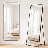 LARDECOR - Espejo Grande de Pie, Cuerpo Completo【170 x 70 cm】con Soporte...