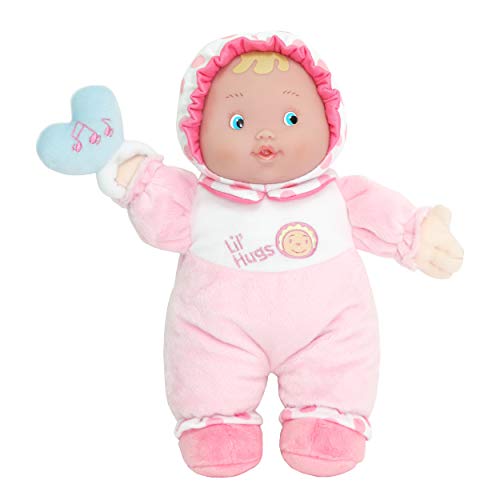 Jc Toys Lil’ Hugs Pink Soft Body - Your First Baby Doll – Designed By Berenguer – Ages 0+, 12 Inches #TOP10