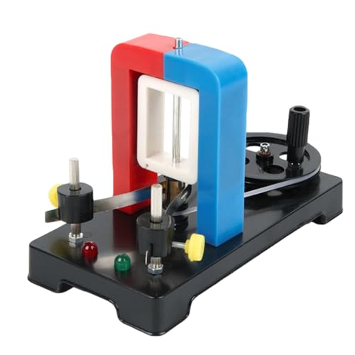 Generador de manivela - Modelo de motor eléctrico | Modelo eléctrico portátil, generador eotoquítrico, para aula, pasatiempo, patio exterior, laboratorio científico, experiencia
