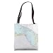 Nautical Chart - Abaco Islands, Bahamas, Caribbean Tote Bag