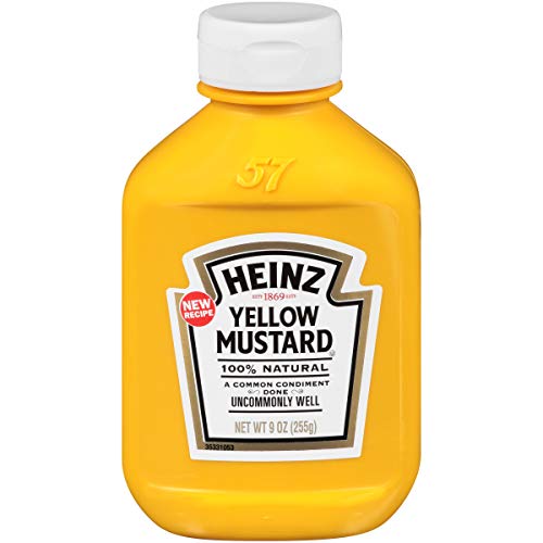 Image of Heinz Yellow Mustard (9 oz Bottles, Pack of 16)