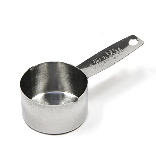 Medidor de café de acero inoxidable Chef Craft 3 unidades 1 onza miniatura 1