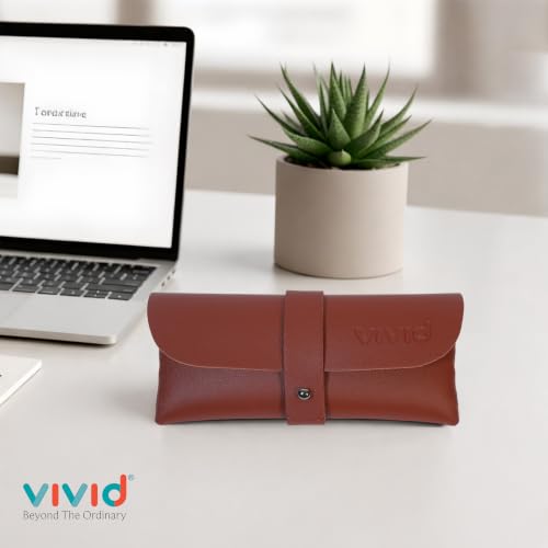 Image of Unisex Specs Self Button Eyewear Dabbi Artificial Leather Soft Case Cover