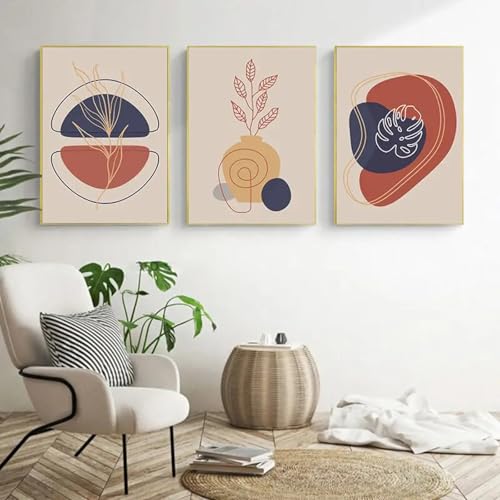 Affiche toile blocs de couleurs TONGYINLI 70x100cm pour salon - 2