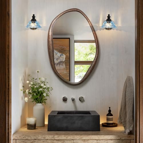 Image of XIEDUN Vanity Light Black Wall Sconces Modern 1-Light Bathroom Sconces