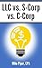 LLC vs. S-Corp vs. C-Corp: Explained in 100 Pages or Less