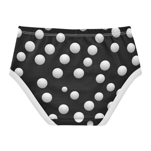 Many Polka Dot Girls Underwear, Toddler Girl Briefs, Girls Cotton Underwear, 2–8 Years2