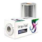 Just Home Silver 240 Ft Hair Highlighting Aluminum Foil Roll, Inbuilt Cutter for Coloring, Bleaching
